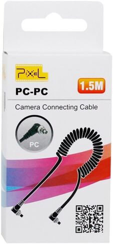 CamerAcc Pixel PC-PC Camera Connecting Cable (PC to PC) for Onboard Flashgun, Compatible with Pixel TR-331/TR-332 in Saudi Arabia