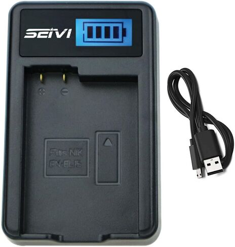 LCD USB Battery Charger for Nikon Z 8 Mirrorless Digital Camera in Saudi Arabia