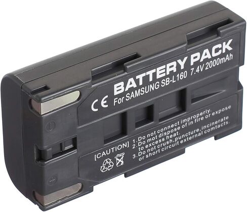 Battery Pack and USB Travel Charger for Samsung SC-L520, SCL520, SC-L530, SCL530, SC-L540, SCL540, SC-L550, SCL550 Digital Video Camcorder in Kuwait