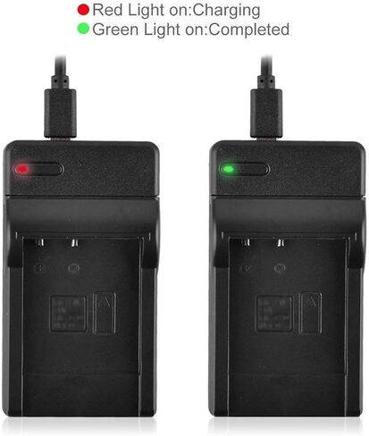 Battery Pack and USB Travel Charger for Samsung SC-L520, SCL520, SC-L530, SCL530, SC-L540, SCL540, SC-L550, SCL550 Digital Video Camcorder in Kuwait