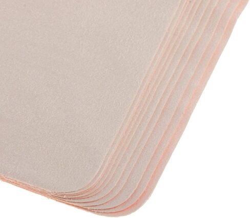 Inzopo 10 Pieces Soft Microfiber Eyeglasses Glasses Cleaning Cloth Phone Screen Camera Lens Glasses Cleaner Wipe Pad - Pink+Beige, as described Pink+Beige in Saudi Arabia