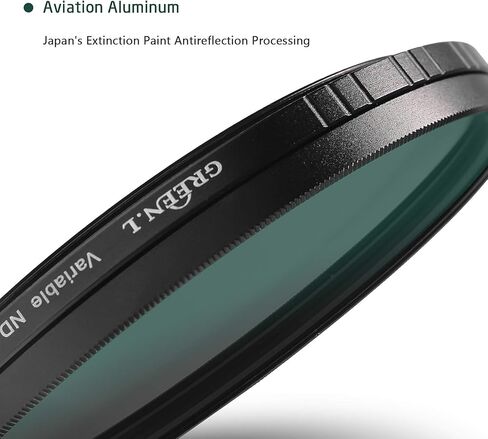 فلتر ND متغير 46 مم، فلتر كثافة محايدة ND2 إلى ND2000 من GREEN.L، زجاج Schott عالي الدقة مع طبقة MRC16، طلاء نانو، فلتر تصوير احترافي لعدسة الكاميرا in Kuwait