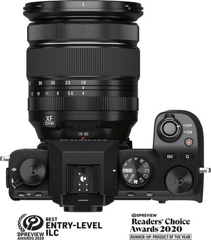 Fujifilm X-S10 Mirrorless Digital Camera XF16-80mm Lens Kit - Black in Saudi Arabia