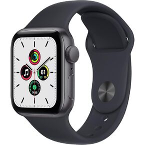 Apple Watch SE (GPS, 40mm) - Space Gray Aluminum Case with Midnight Sport Band (Renewed) in Saudi Arabia