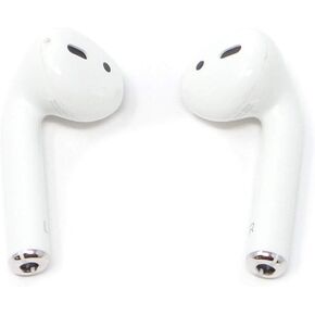 Apple MMEF2AM/A AirPods Wireless Bluetooth Headset for iPhones with iOS 10 or Later White - (Renewed) in Kuwait
