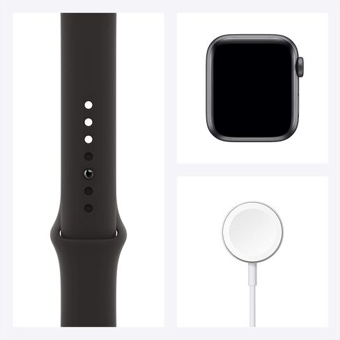 Apple Watch SE (GPS, 40mm) - Space Gray Aluminum Case with Black Sport Band (Renewed) in Saudi Arabia