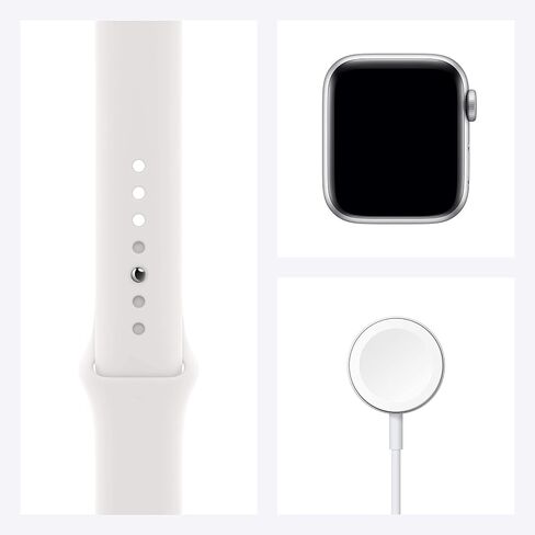 Apple Watch Series 6 (GPS + Cellular, 44mm) - Gold Aluminum Case with Pink Sport Band (Renewed) in Saudi Arabia