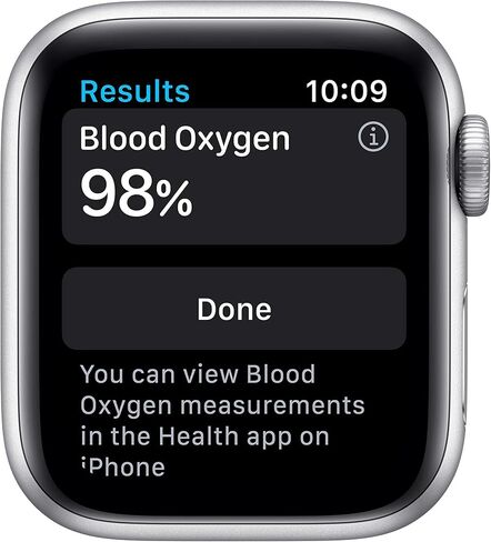 Apple Watch Series 6 (GPS + Cellular, 44mm) - Gold Aluminum Case with Pink Sport Band (Renewed) in Saudi Arabia