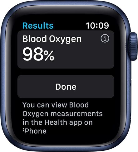 Apple Watch Series 6 (GPS + Cellular, 44mm) - Gold Aluminum Case with Pink Sport Band (Renewed) in Saudi Arabia