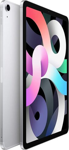 Apple iPad Air (10.9-inch, Wi-Fi + Cellular, 64GB) - Silver (Latest Model, 4th Generation) (Renewed) in Saudi Arabia