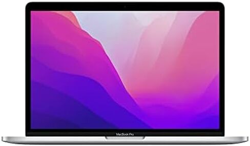 كمبيوتر محمول Apple 2022 MacBook Pro مع شريحة M2: شاشة Retina مقاس 13 بوصة، وذاكرة وصول عشوائي (RAM) سعة 8 جيجابايت، وذاكرة تخزين SSD سعة 512 جيجابايت، وشريط لمس، ولوحة مفاتيح بإضاءة خلفية، وكاميرا FaceTime HD. يعمل مع آيفون وآيباد؛ فضة in Kuwait