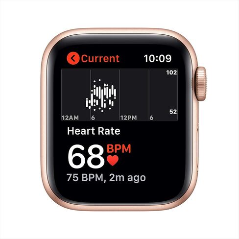 Apple Watch SE (GPS, 40mm) - Gold Aluminum Case with Pink Sand Sport Band (Renewed) in Saudi Arabia