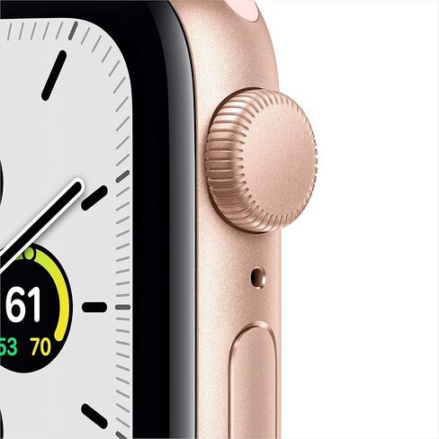 Apple Watch SE (GPS, 40mm) - Gold Aluminum Case with Pink Sand Sport Band (Renewed) in Saudi Arabia