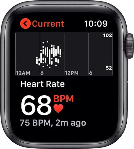 Apple Watch SE (GPS, 40mm) - Space Gray Aluminum Case with Midnight Sport Band (Renewed) in Saudi Arabia