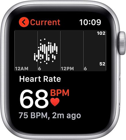 Apple Watch SE (GPS + Cellular, 40mm) - Silver Aluminum Case with White Sport Band (Renewed) in Saudi Arabia