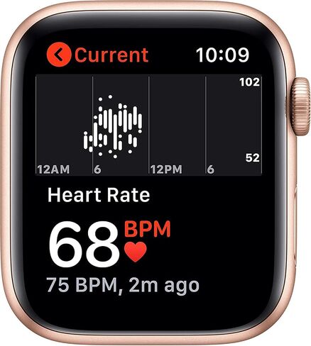 Apple Watch SE (GPS, 40mm) - Gold Aluminium Case with Starlight Sport Band - Regular (Renewed) in Saudi Arabia