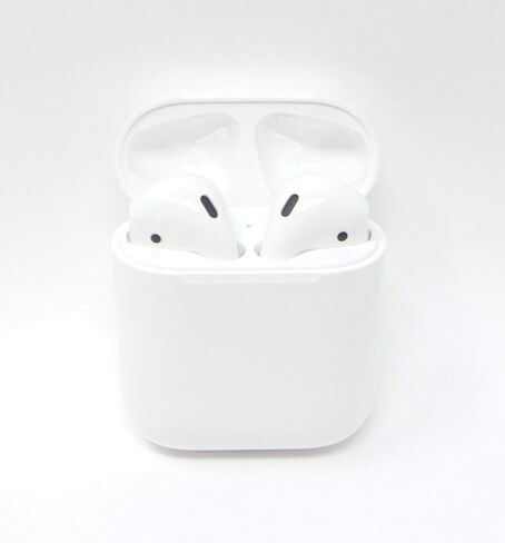 Apple MMEF2AM/A AirPods Wireless Bluetooth Headset for iPhones with iOS 10 or Later White - (Renewed) in Kuwait