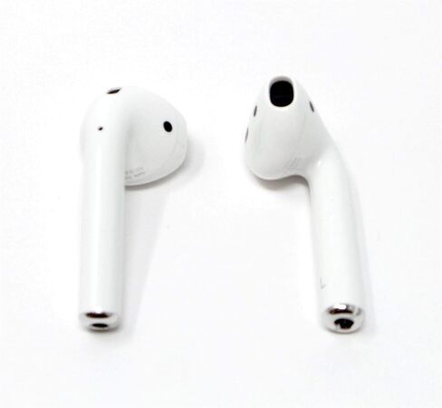 Apple MMEF2AM/A AirPods Wireless Bluetooth Headset for iPhones with iOS 10 or Later White - (Renewed) in Kuwait
