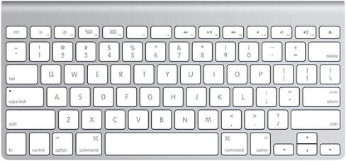 Apple Wireless Keyboard with Bluetooth - Silver (Renewed) in Saudi Arabia