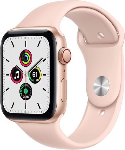 Apple Watch Series SE 44mm Gold Aluminum (GPS+Cellular) - MYEP2LL/A (Renewed) in Saudi Arabia