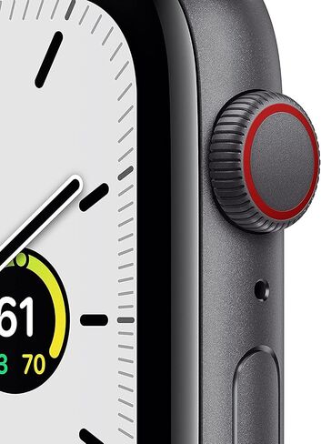 Apple Watch SE (GPS + Cellular, 44mm) Space Gray Aluminum Case with Midnight Sport Band (Renewed) in Saudi Arabia