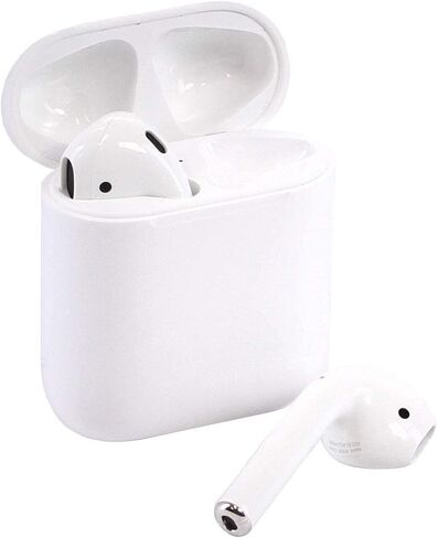 Apple AirPods 2 with Charging Case - White (Renewed) in Saudi Arabia