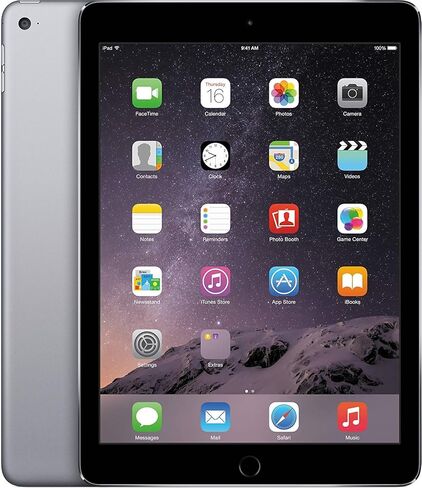 Apple MGL12LL/A iPad Air 2 Gray 9.7-Inch Retina Display, 16GB, Wi-Fi (Renewed) in Saudi Arabia
