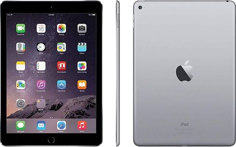 Apple MGL12LL/A iPad Air 2 Gray 9.7-Inch Retina Display, 16GB, Wi-Fi (Renewed) in Saudi Arabia