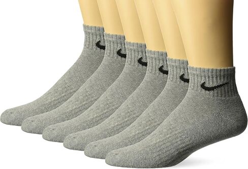 جوارب NIKE Performance Cushion Quarter مع حقيبة (6 أزواج) in Saudi Arabia
