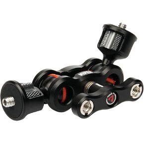 Vlogger Viper Articulating Magic Arm with Double 1/4" Screw Mount for Field Monitor, LED Video Light and Audio Recorders in Kuwait