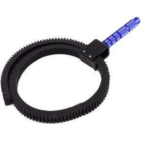 V BESTLIFE Focus Ring Belt, Black Alloy Gear Ring Belt with Built in Stainless Steel Screw for DSLR Camera for Zooming Lens with Size from 52mm to 86mm in Kuwait