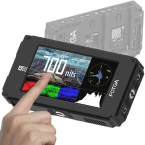 Fotga DP500IIIS A50 5" FHD IPS Video On-Camera Field Monitor,1920x1080, 700cd/m2,HDMI 4K Input/Output,Dual NP-F Battery Plate NP-F550 NP-F970 F570 F550,for 5DIII IV,A7 A7S A7R II III A6500 GH3/4/5/5s