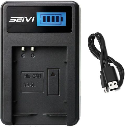 Battery Charger for Canon PowerShot SX200 is, SX210 is, SX230 HS Digital ELPH Camera in Saudi Arabia