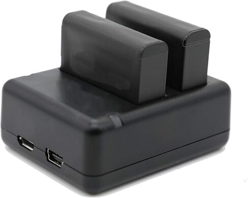 حزمة بطارية Nozza GoPro Hero4 AHDBT-401 (عبوة من قطعتين) مع شاحن ثنائي القناة وسلك USB in Kuwait