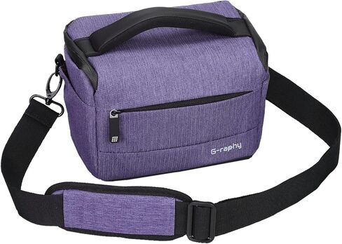 G-raphy Camera Bag Photographers Camera Sling Bag with Removable Padded Dividers Women Men for Dslr SLR Cameras, Lenses and Etc(Black) in Saudi Arabia