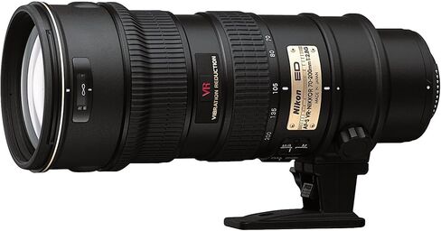 Nikon 70-200mm f/2.8G ED-IF AF-S VR Zoom Nikkor Lens for Nikon Digital SLR Cameras - White Box (New) in Kuwait