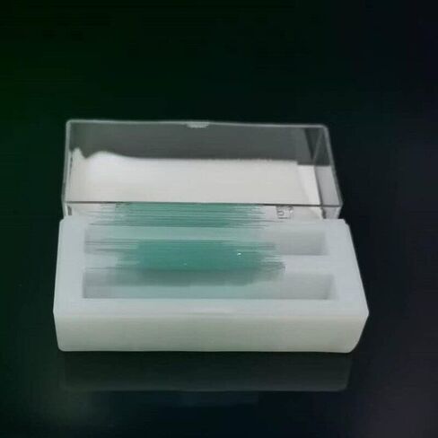 JUIYU Microscope Accessories Kit 24x32mm / 24x40mm / 24x50mm / 24x60mm Rectangle Mcroscope Slides Cover Glass 100pcs/box Coverslips for Specimen Preparation Microscope Slides (Color : 24x32mm) in Kuwait