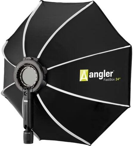 Angler FastBox 24" Octagonal Softbox Kit with Fabric Grid Compatible with Godox V1 in Saudi Arabia