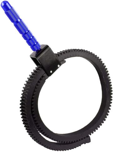 V BESTLIFE Focus Ring Belt, Black Alloy Gear Ring Belt with Built in Stainless Steel Screw for DSLR Camera for Zooming Lens with Size from 52mm to 86mm in Saudi Arabia