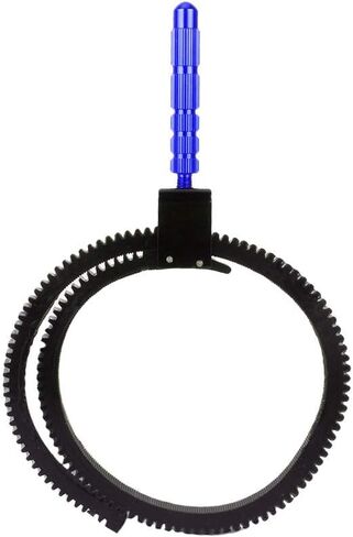 V BESTLIFE Focus Ring Belt, Black Alloy Gear Ring Belt with Built in Stainless Steel Screw for DSLR Camera for Zooming Lens with Size from 52mm to 86mm in Saudi Arabia
