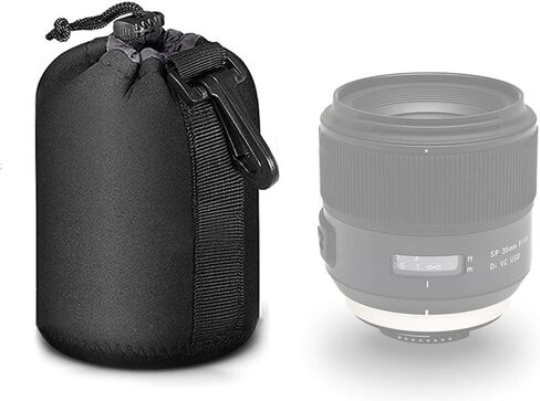 Selens 4 Pack Lens Cases with Thick Protective Neoprene Camera Lens Pouch | for DSLR Camera Lens Sony Nikon Olympus Panasonic - Size: Small, Medium, Large and Extra Large Pouches in Saudi Arabia