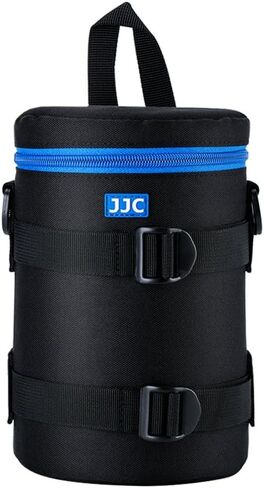 JJC Deluxe Lens Case Pouch Bag for Camera Lens Below 3.9" x 6.5"(D x L) | for Canon EF 24-70mm f2.8L USM, EF 50mm f1.2L USM, EF 85mm f1.2L II USM, Tamron SP 70-300mm f4-5.6 A005 Lens & More in Saudi Arabia