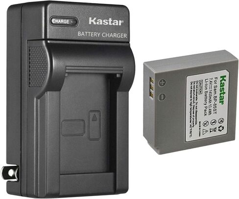 Kastar 1-Pack IA-BP85ST Battery and AC Wall Charger Replacement for Samsung IA-BP85ST, IA-BP85NF Battery, Samsung VP-HMX10, VP-HMX10C, VP-HMX20, VP-HMX20C, VP-MX10, VP-MX10A, VP-MX10AH, VP-MX10AU in Kuwait