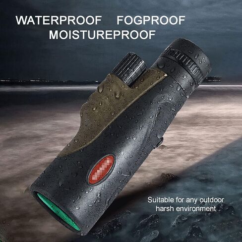 10-30×50 Monocular Telescope, Adult Kids HD Zoom Monocular Telescope High Power BAK4 Prism Compact Monocular Telescope Suitable for Bird Watching Hiking Travel in Kuwait