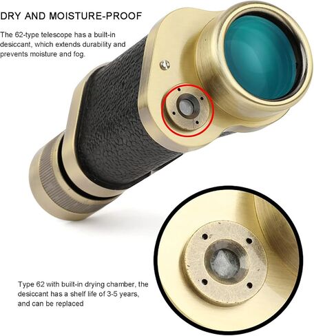 8×30 Monocular Telescope, Adult HD High Power Outdoor Handheld Mini Monocular Suitable for Bird Watching Travel Hiking in Kuwait