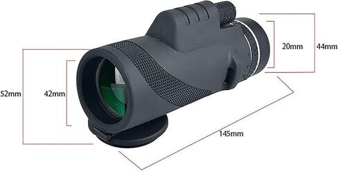40X60 Monocular Telescope with Smartphone Holder and Stand, High-Power Prism Hand Telescope, BAK4 Prism/Waterproof/HD Lightweight Monocular for Bird-Watching Hunting in Kuwait