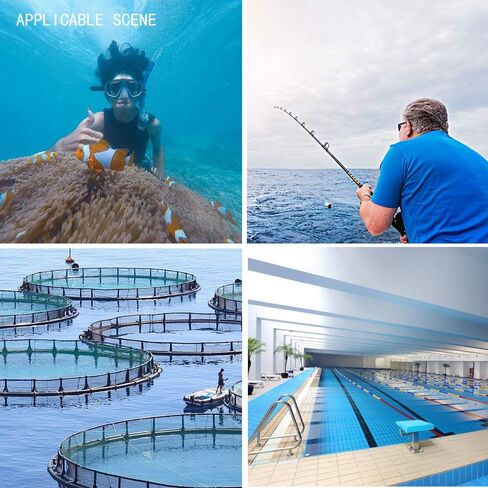 Underwater Cameras 304 Stainless Steel IP68 5MP 2592×1944 POE IP Camera 32Ft Cable Koi Pond Camera in Kuwait