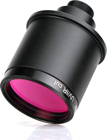 SVBONY UV IR Cut Block Filter Infra Red Filter CCD Camera Interference UV Filter 1.25 inches Thread for DSLR Camera Telescope with Webcam Adapter in Saudi Arabia