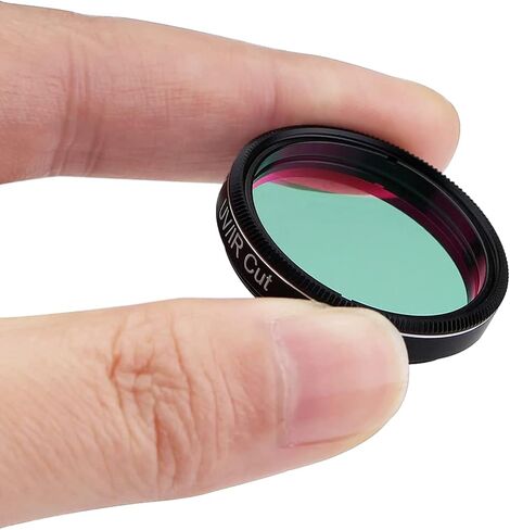 SVBONY UV IR Cut Block Filter Infra Red Filter CCD Camera Interference UV Filter 1.25 inches Thread for DSLR Camera Telescope with Webcam Adapter in Saudi Arabia