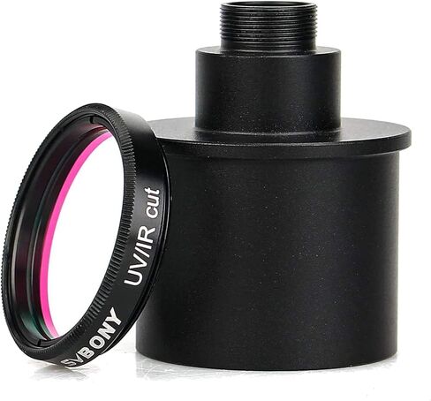 SVBONY UV IR Cut Block Filter Infra Red Filter CCD Camera Interference UV Filter 1.25 inches Thread for DSLR Camera Telescope with Webcam Adapter in Saudi Arabia